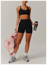 2-pieces Casual Sportswear: Sports Bras + Shorts Sets