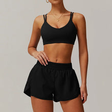 2-pieces Casual Sportswear: Sports Bras + Shorts Sets