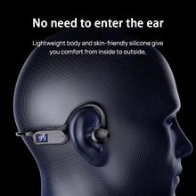 Wireless Earphone Bone Conduction Bluetooth Compatible Headphone Hand-free With Mic