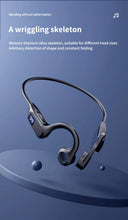 Wireless Earphone Bone Conduction Bluetooth Compatible Headphone Hand-free With Mic