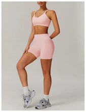 2-pieces Casual Sportswear: Sports Bras + Shorts Sets