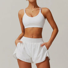 2-pieces Casual Sportswear: Sports Bras + Shorts Sets