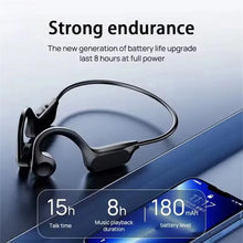 Wireless Earphone Bone Conduction Bluetooth Compatible Headphone Hand-free With Mic