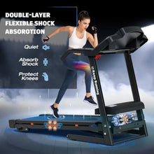 3.5HP Folding Treadmill for Home Use with Incline 0.5-8.5 MPH 330 lb Capacity Bluetooth and App Connectivity Quiet Motor
