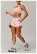 2-pieces Casual Sportswear: Sports Bras + Shorts Sets