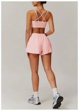 2-pieces Casual Sportswear: Sports Bras + Shorts Sets