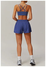 2-pieces Casual Sportswear: Sports Bras + Shorts Sets