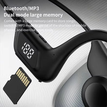 Wireless Earphone Bone Conduction Bluetooth Compatible Headphone Hand-free With Mic