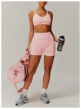 2-pieces Casual Sportswear: Sports Bras + Shorts Sets