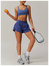 2-pieces Casual Sportswear: Sports Bras + Shorts Sets