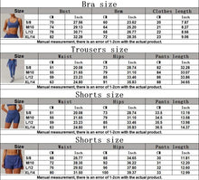 2-pieces Casual Sportswear: Sports Bras + Shorts Sets