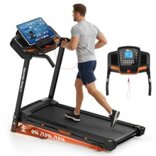 3.5HP Folding Treadmill for Home Use with Incline 0.5-8.5 MPH 330 lb Capacity Bluetooth and App Connectivity Quiet Motor