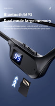 Wireless Earphone Bone Conduction Bluetooth Compatible Headphone Hand-free With Mic