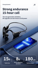 Wireless Earphone Bone Conduction Bluetooth Compatible Headphone Hand-free With Mic