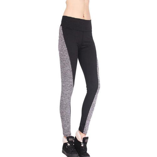 Women Workout Trousers 2016 Hot Sale Fitness Leggings Pants Patchwork High Waist Leggings