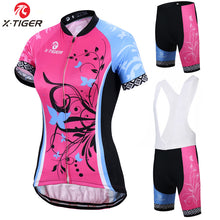X-Tiger Adina Short Sleeve Breathable Women Cycling Jersey Set