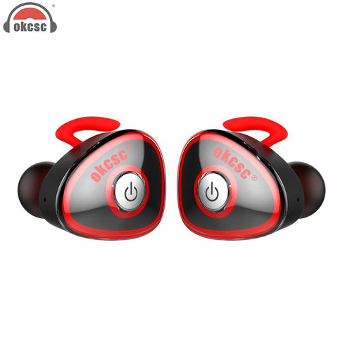 OKCSC HC-S0362 True Wireless Sport Bluetooth Earphone Stereo Twins In Ear Earbuds Sports with Microphone