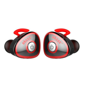 OKCSC HC-S0362 True Wireless Sport Bluetooth Earphone Stereo Twins In Ear Earbuds Sports with Microphone