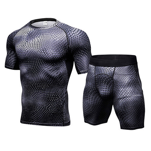 YD Men's Quick Drying Fitness, Running and Bodybuilding Sportswear