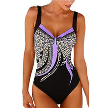 Vintage One Piece Push Up Swimsuit: Small to Plus Retro Swimming/Bathing Suit