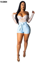 Sexy Fashion High Waist with Sashes Short Pants Plus Size Women Summer Shorts Vintage Active Wear